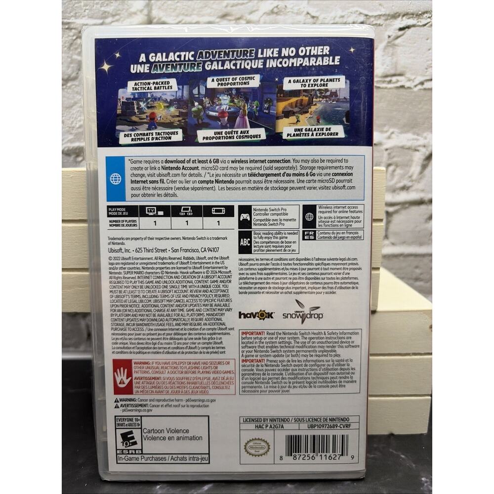 Ubisoft Mario Rabbids Speaks of Hope Nintendo Switch (Code In Box) ™ - Picture 2 of 3
